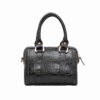 Leder Bauletto Handtasche - Schlangenledermuster für Frauen