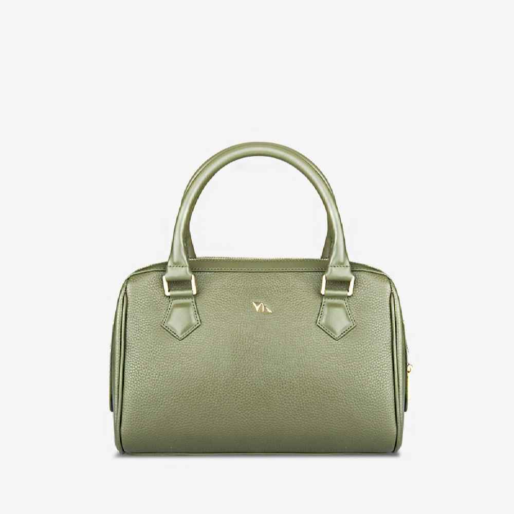 Echtleder Bauletto Handtasche - Topgriff für Frauen