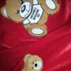 Sweatshirt & Hose Set für Kinder mit Teddy Bär Design in Samt