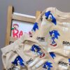 Jungen Sweatshirt & Hose Set mit Sonic the Hedgehog Design