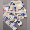 Jungen Sweatshirt & Hose Set mit Sonic the Hedgehog Design