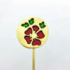 Messing Bar-Löffel mit Kunsthandwerklichem Blumen-Design Set - 3 Teile