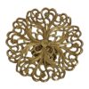 Messing Servierständer Traditionelles florales Design für Süßigkeiten