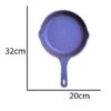 Gusseiserne Bratpfanne für Camping & Outdoor-Kochen – 20 cm