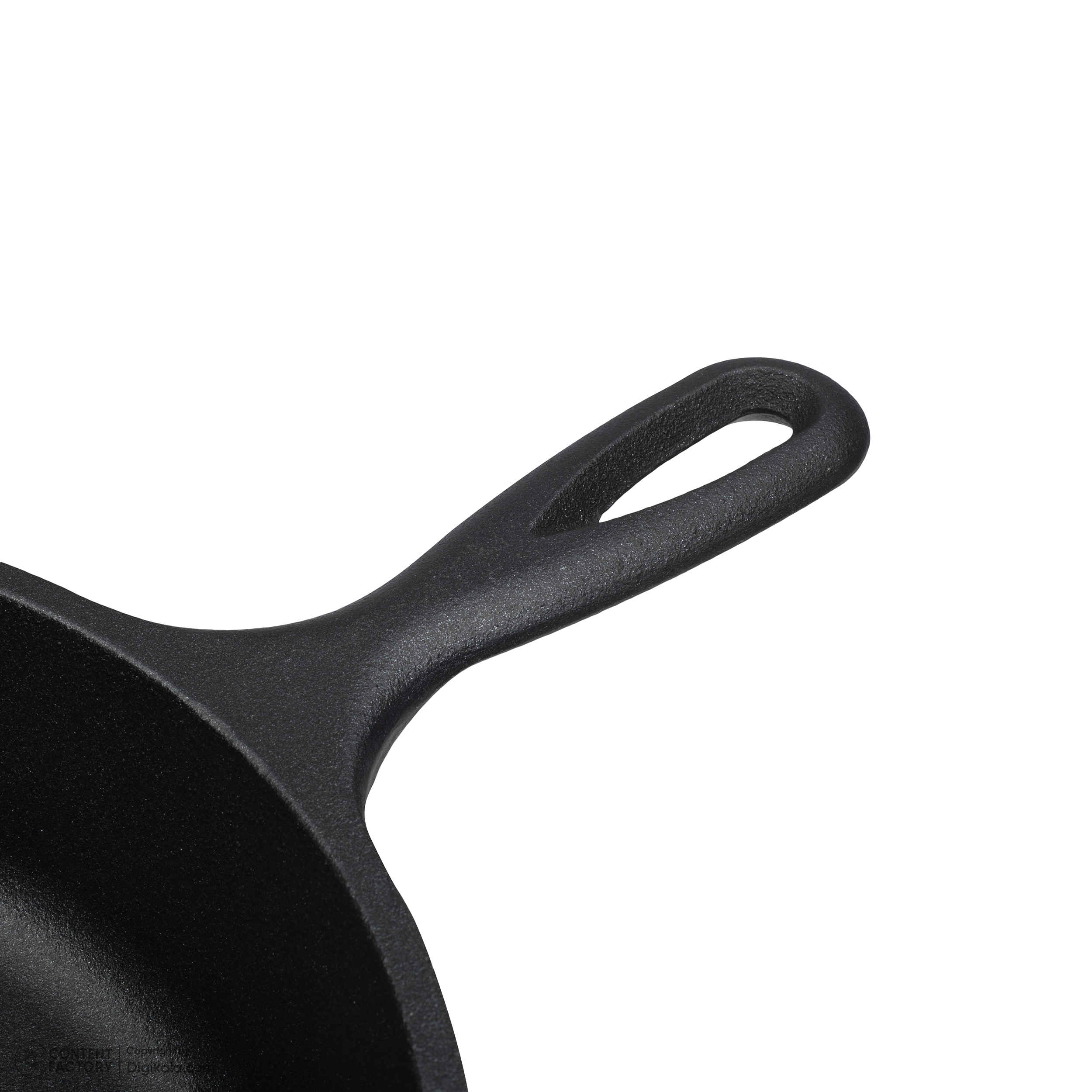 Runde Gusseiserne Bratpfanne für Camping – 26 cm