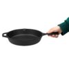 Runde Gusseiserne Bratpfanne für Camping – 26 cm