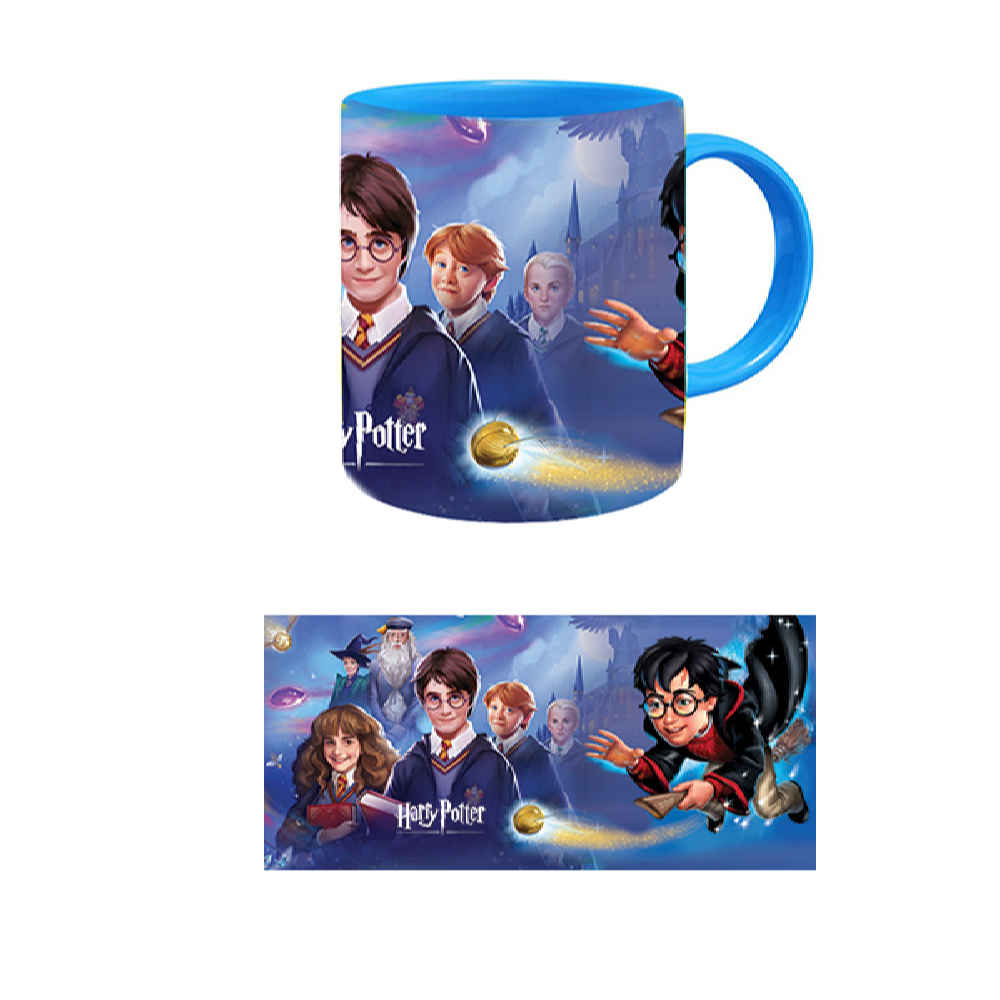 Harry Potter Keramik-Kaffeetasse – Blau inspiriertes Design
