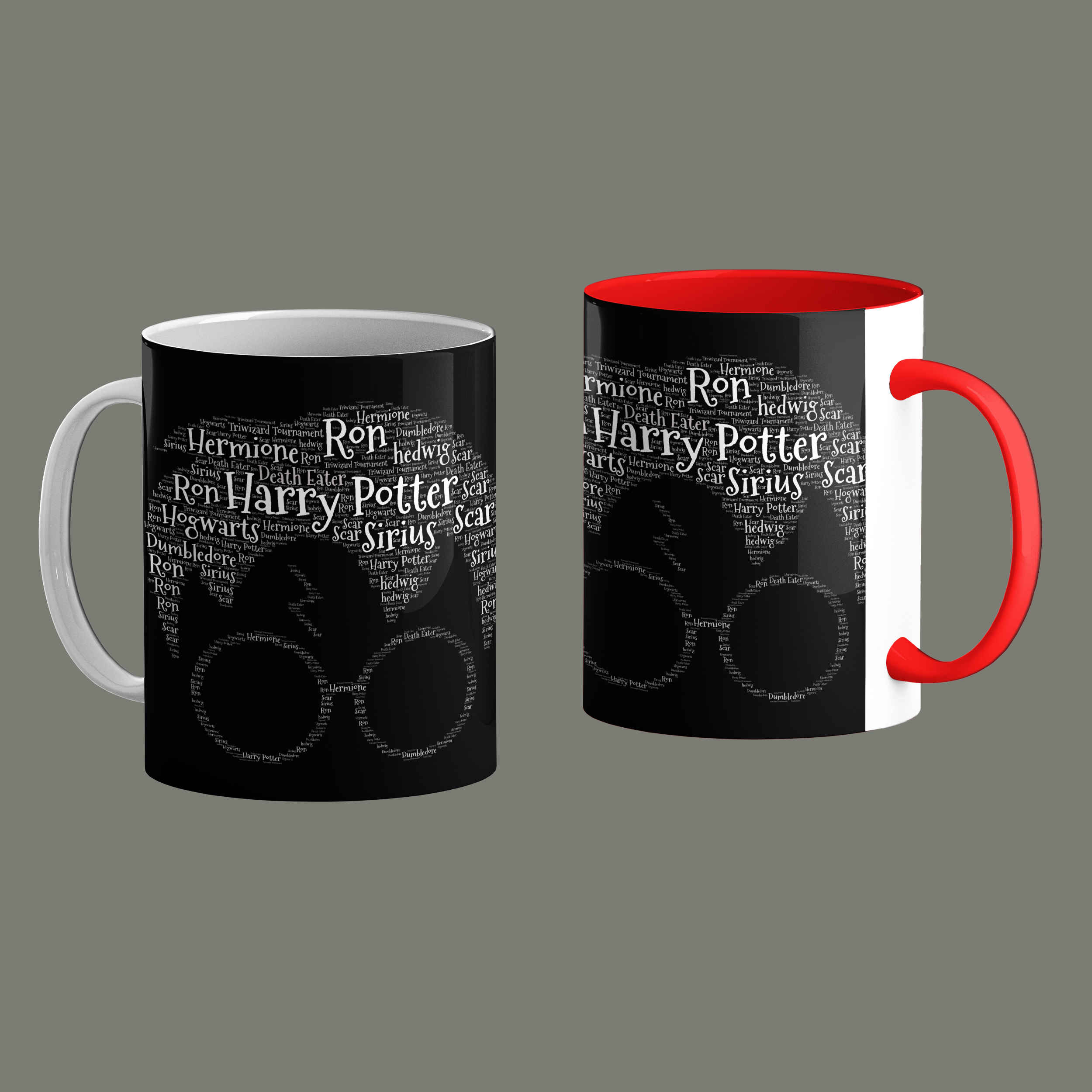 Harry Potter Keramik-Kaffeetasse – Dunkel inspiriertes Design
