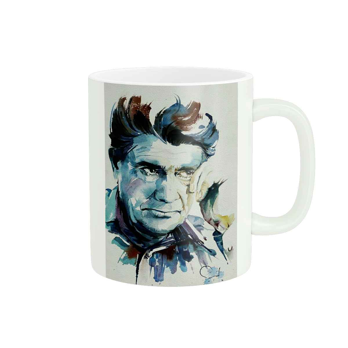 Persische Keramik Kaffeetasse mit Muster von Mohammad-Reza Shajarian