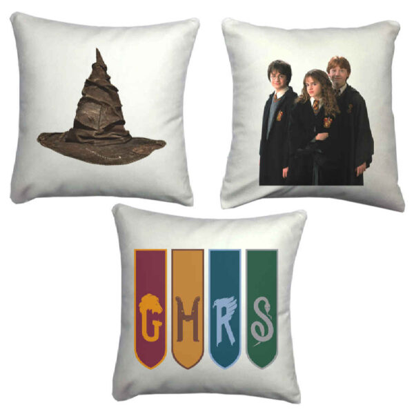Harry Potter inspiriertes Kissen-Set – 3er-Set