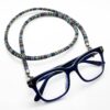Brillenband – Schwarzes Streifen-Design