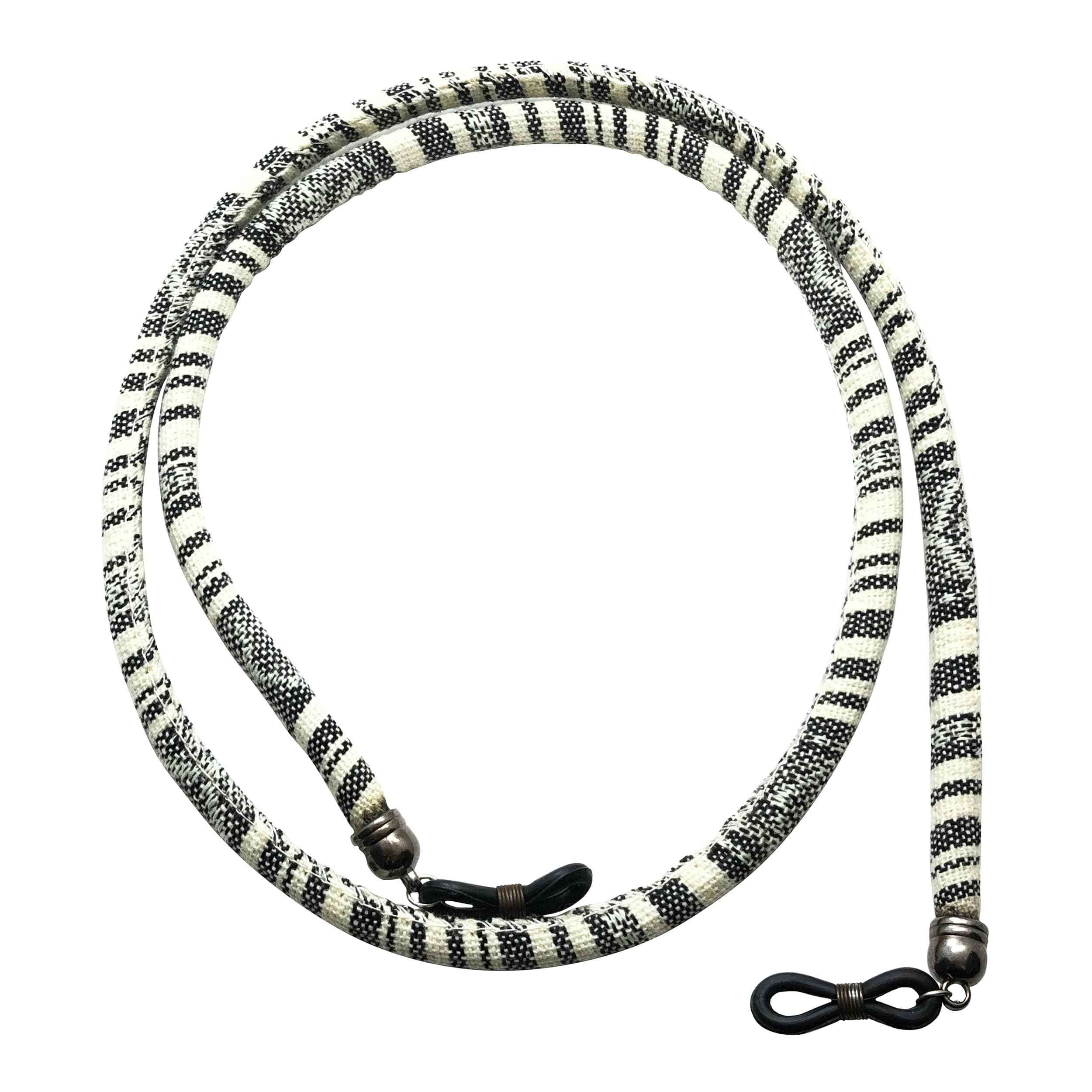 Brillenband – Schwarz & Weiß Traditionelles Design