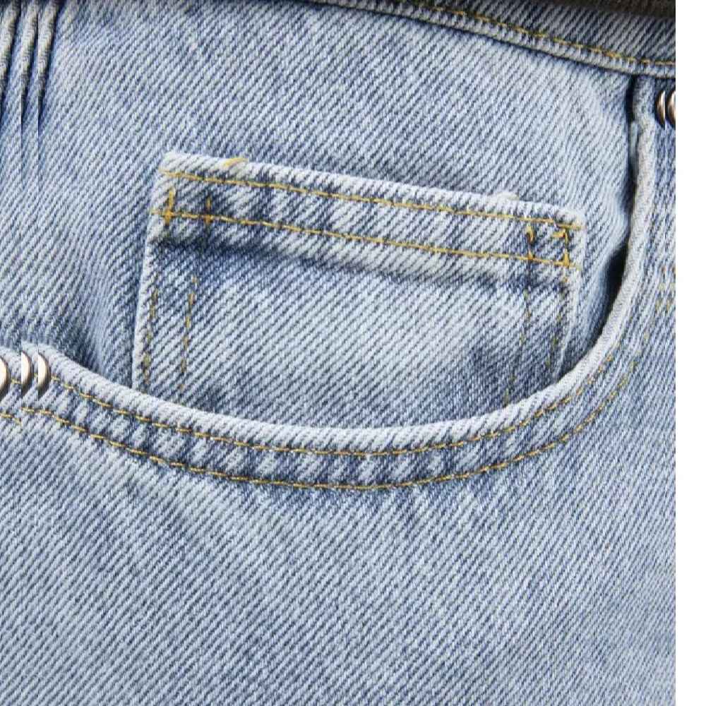 Vollständig lange Jeans, gerade entspannte Passform für Männer