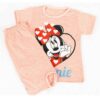 Mädchen T-Shirt & Shorts Set mit Minnie Mouse Design