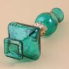 Glas-Petroleumlampe mit Vintage-Blumendesign