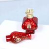 Glas-Petroleumlampe mit persischem Shah Abbasi Design