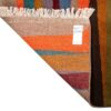 Original echter persischer Gabbeh-Wollteppich handgewebt gestreift