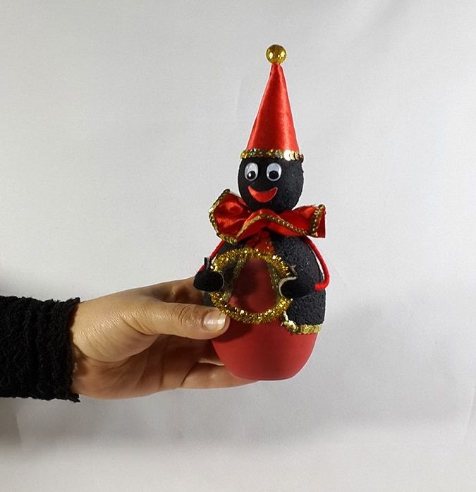 Persische Hajji Firuz Tonfigur – Perfekt für Nowruz- und Haft-Sin-Feiern (Set aus 2)