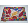 Persischer handgeknüpfter Patchwork-Teppich Barg Riz