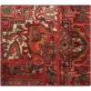 Vintage Persischer handgeknüpfter Patchwork-Teppich Baharan