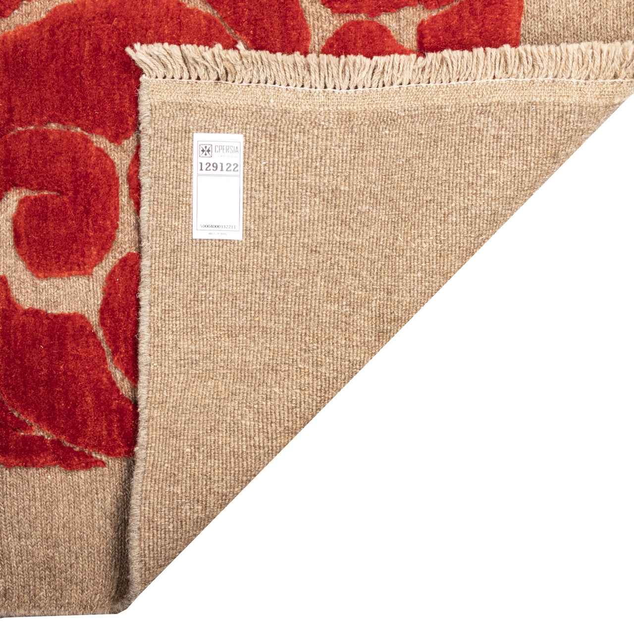 Authentischer Persischer Woll Kelim Teppich handgewebt in Fars braun