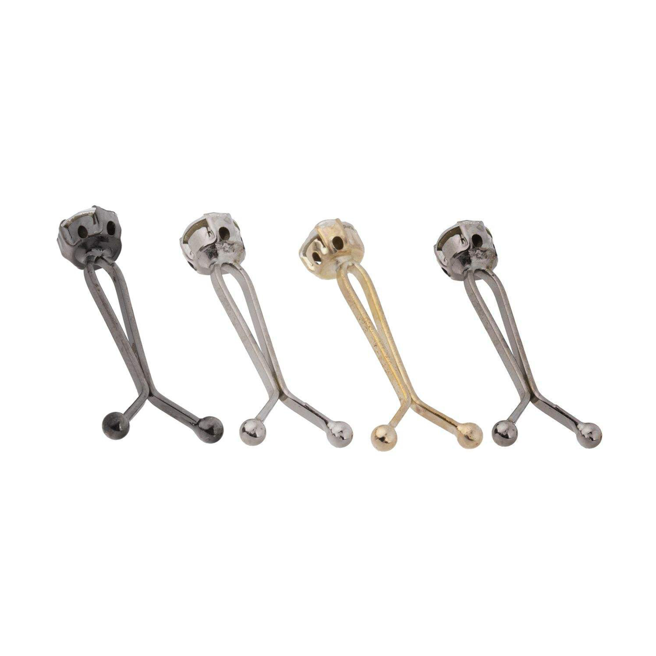 U-Hijab-Clips ohne Verhaken für muslimische Frauen Kopftuch (4 Stück)