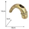 Handgefertigte Keramik-Räucherstäbchen-Skulptur – Hörner Design