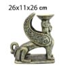 Handgefertigte Keramik-Räucherstäbchen-Skulptur – Sphinx Design