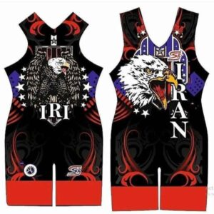 Iranisches Herren Freistilsinglet ohne Ärmel Modell Eagle
