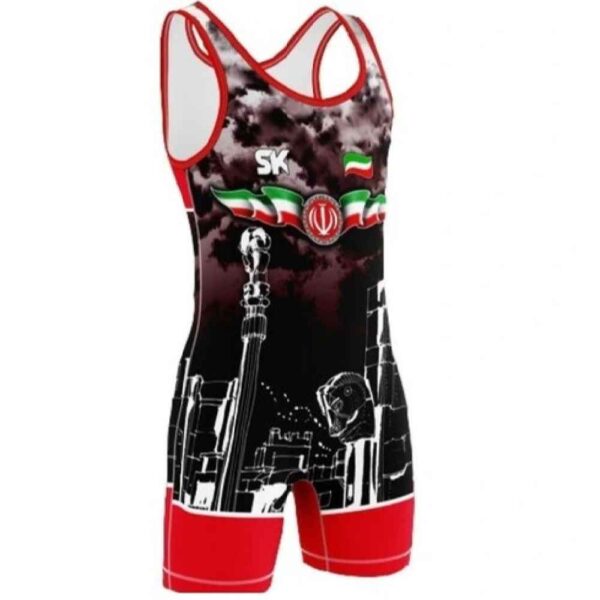 Iranisches Herren Freistilsinglet ohne Ärmel Modell Takhte Jamshid