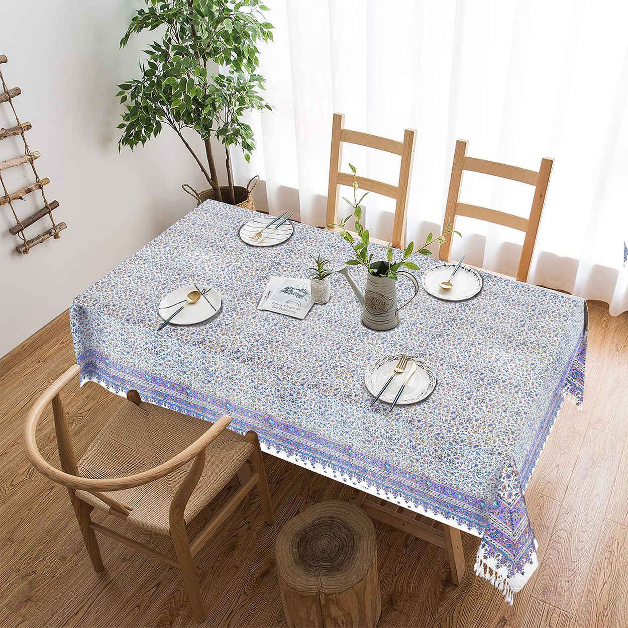 Iranisches Tischtuch: Isfahans traditionelle Kalamkari Blockdruck Artemis