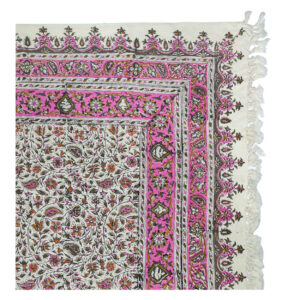 Iranisches Tischtuch: Isfahans traditionelle Kalamkari Blockdruck Artemis II