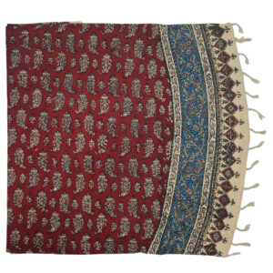 Iranisches Tischtuch: Isfahans traditionelle Kalamkari Blockdruck Artmis