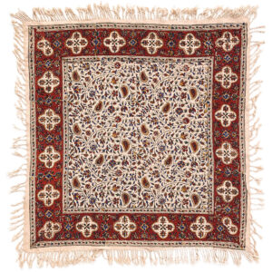 Iranisches Tischtuch: Isfahans traditionelle Kalamkari Blockdruck Hamta