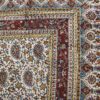 Iranisches Tischtuch: Isfahans traditionelle Kalamkari Blockdruck Iblue