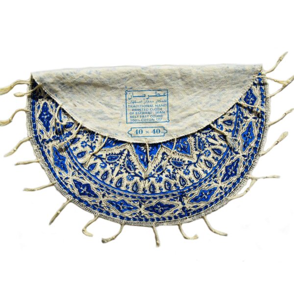 Iranisches Tischtuch: Isfahans traditionelle Kalamkari Blockdruck Khorshid II