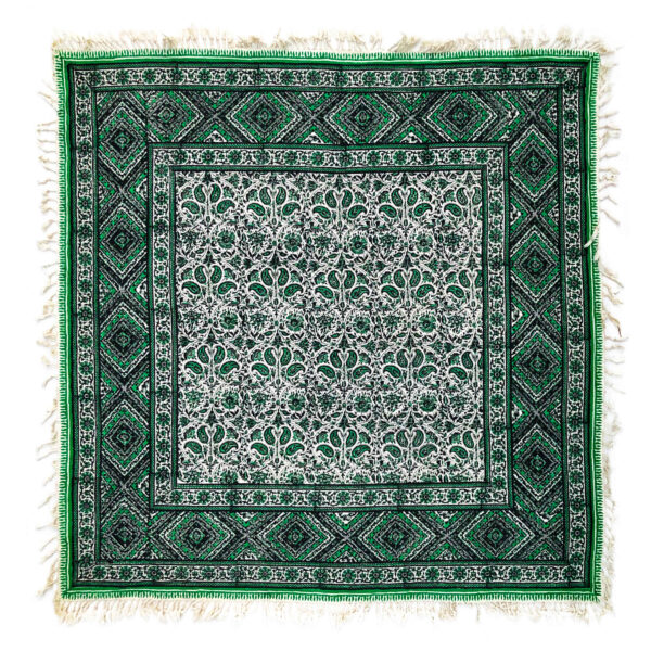 Iranisches Tischtuch: Isfahans traditionelle Kalamkari Blockdruck Saghar