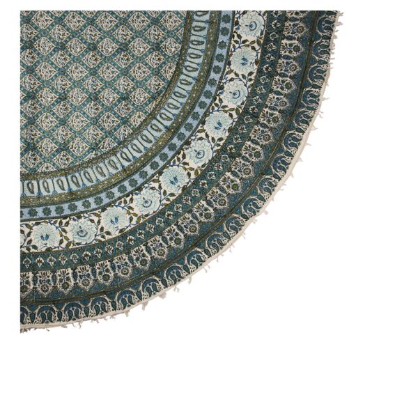 Iranisches Tischtuch: Isfahans traditionelle Kalamkari Blockdruck Taban