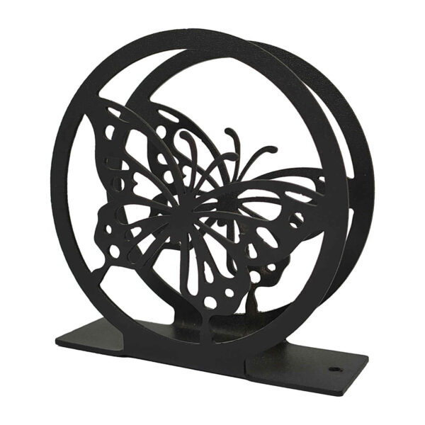 Schmetterlings-Taschentuchhalter – Schwarzes Design für jeden Raum