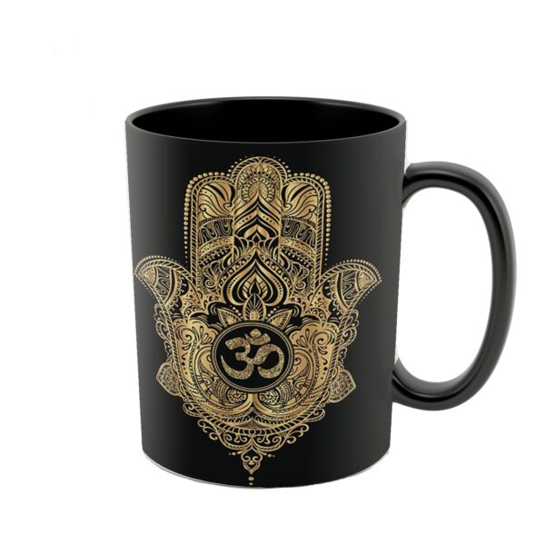 Islamische Wärmeempfindliche Kaffeetasse - Hamsa Muster