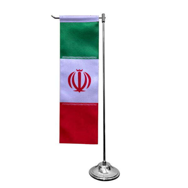 Islamische Republik Iran Tischflagge mit Metallbasis