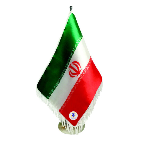 Islamische Republik Iran Tischflagge mit Steinbasis