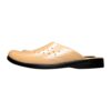 Islamische Nalain-Slipper in Creme aus Kunstleder