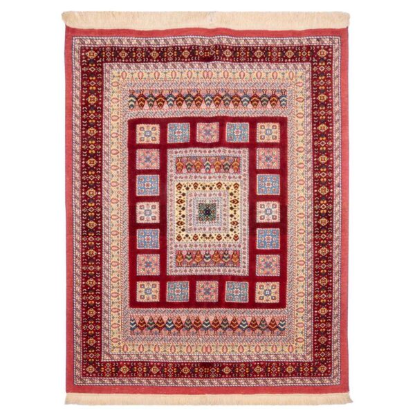 Echte Persische Woll Kelim Teppich handgewebt in Ghoochan Medaillon