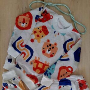 Kinder Sweatshirt & Hose Set mit Tiermotiv Design