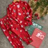 Kinder Sweatshirt & Hose Set mit Santa Claus Design