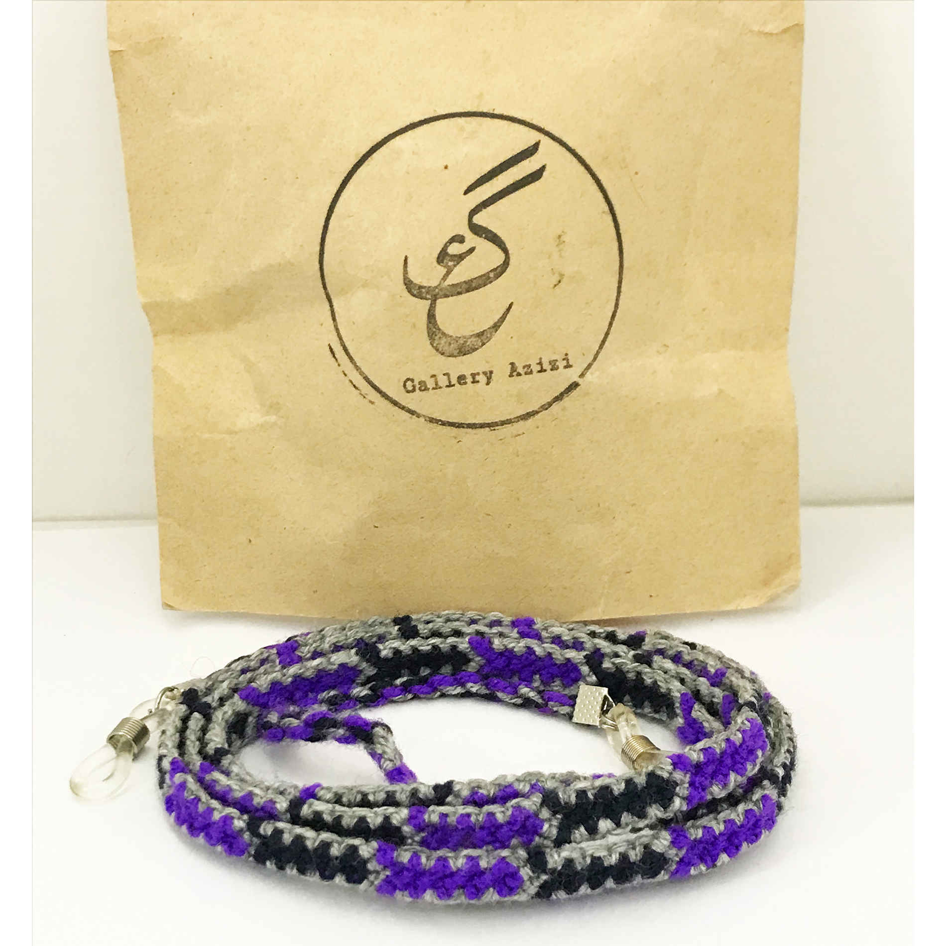 Gestricktes Brillenband – Traditionelles Design