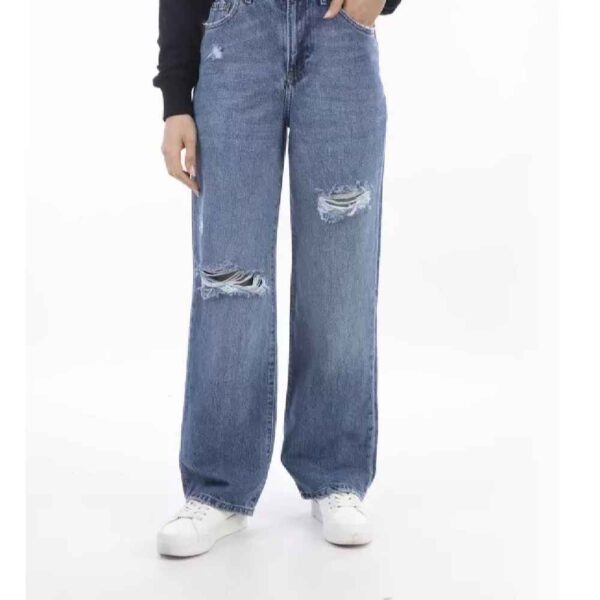 Lockere Jeans, entspannte Passform mit ripped Design für lässigen Stil