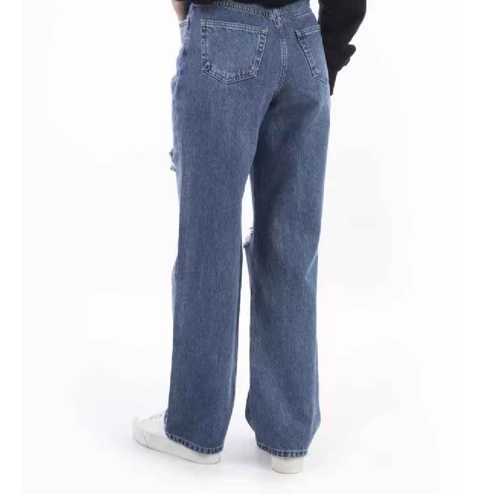 Lockere Jeans, entspannte Passform mit ripped Design für lässigen Stil