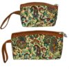 Persische Make-up Tasche aus Paisley Termeh Stoff zum Transport von Kosmetik